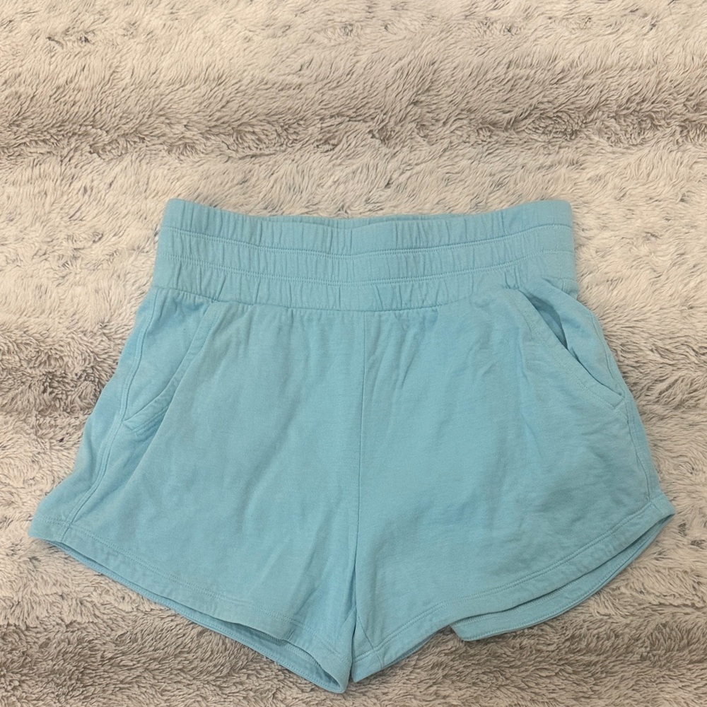 Athleta Light aqua blue girls shorts